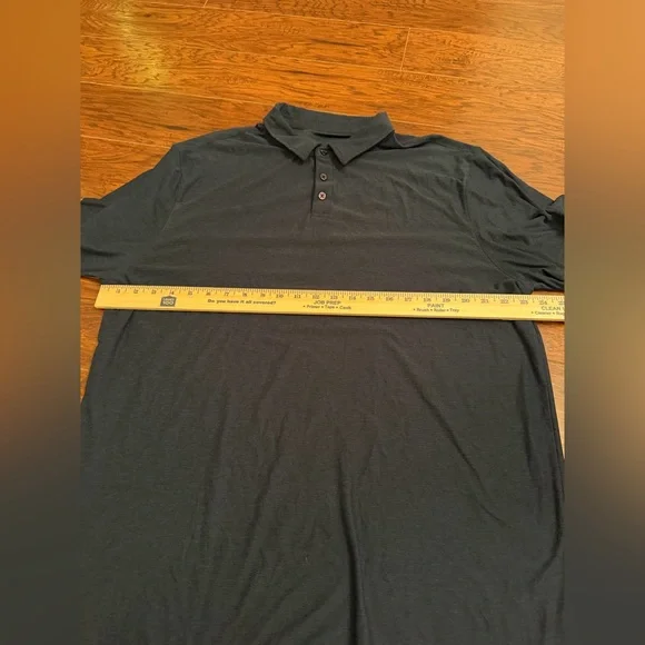 Vuori Polo Shirt Mens XL/2XL Blue Strato Tech Performance Golf Athletic V188 - Picture 5 of 7